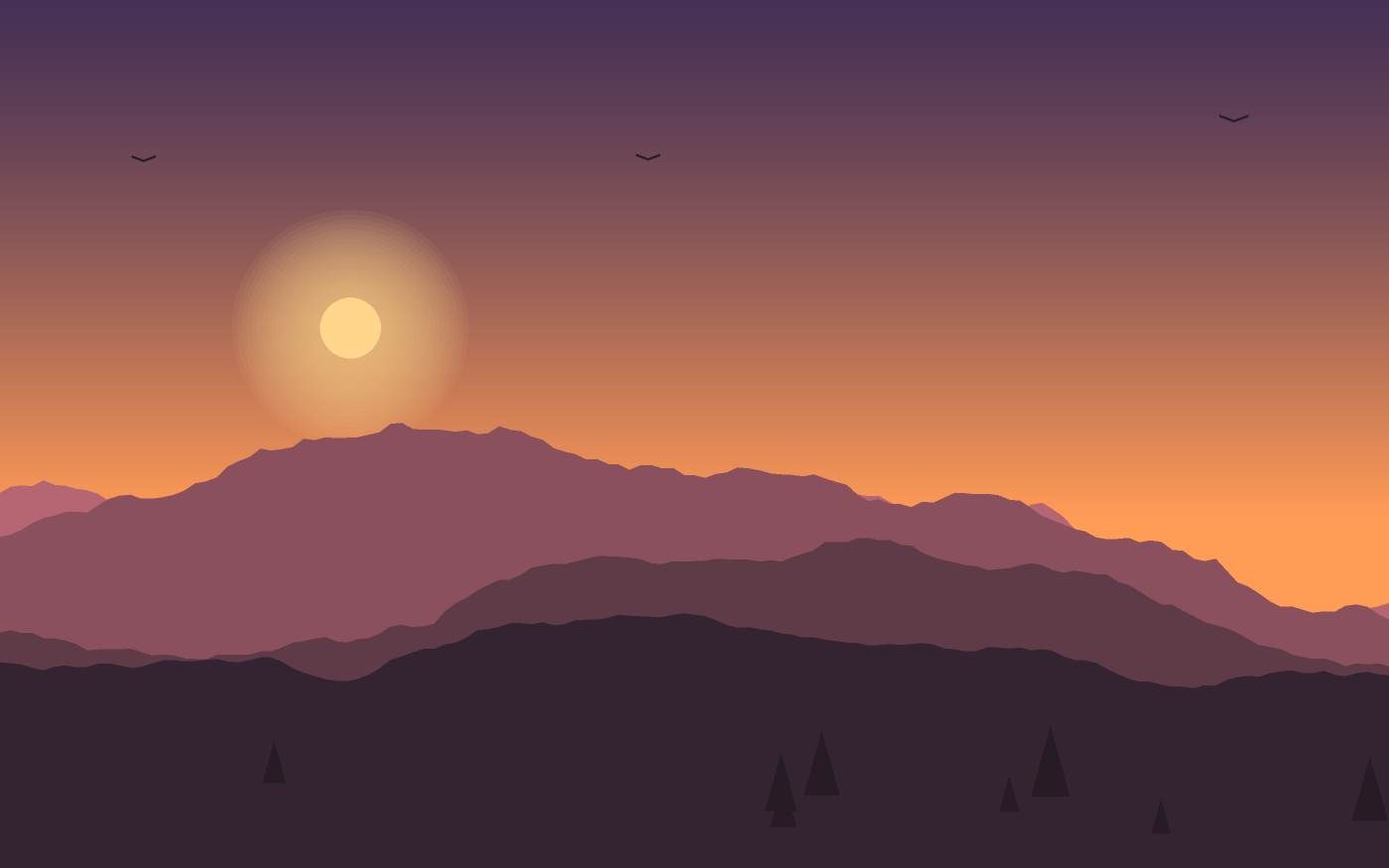 Landschaftsillustration