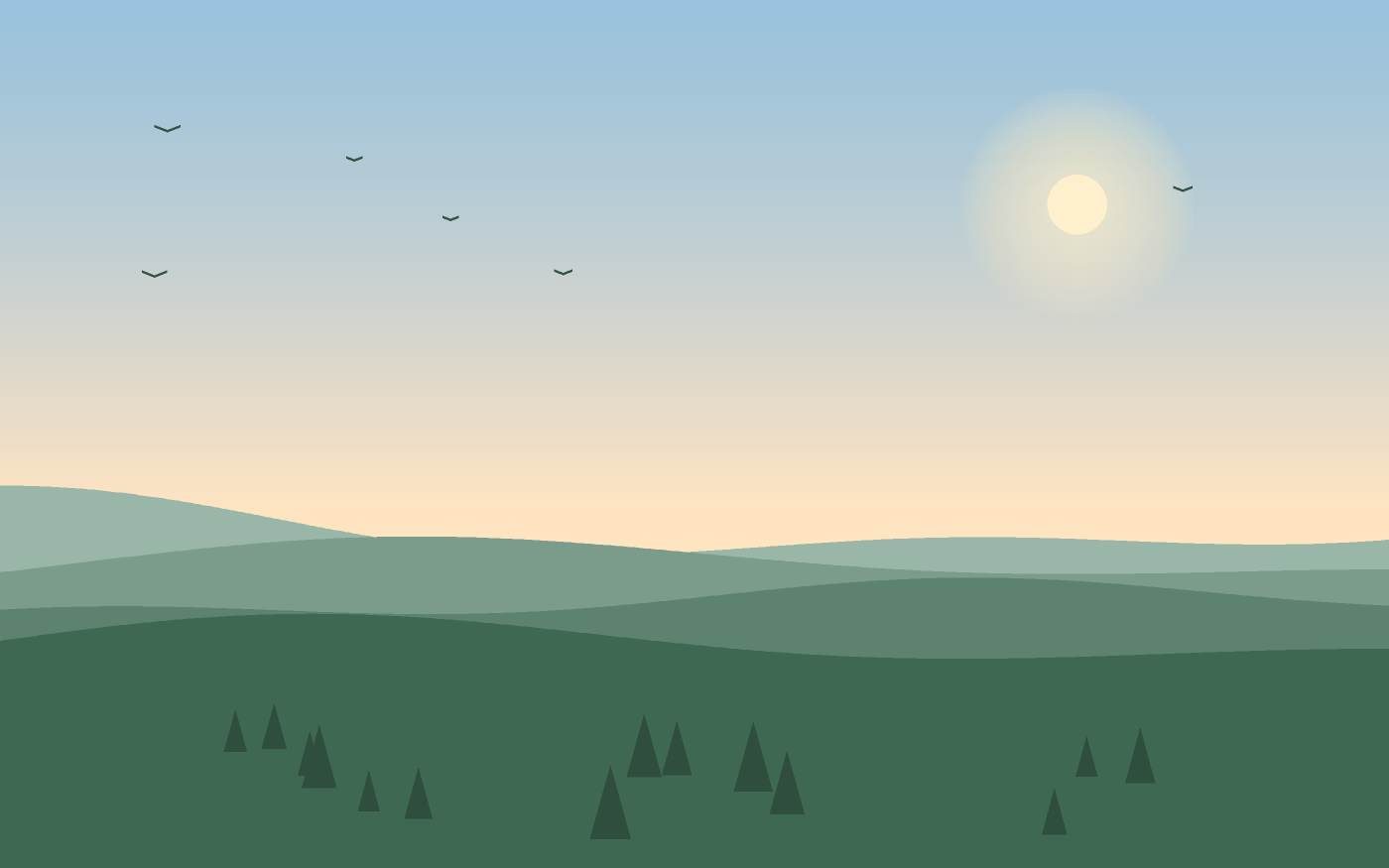Ilustrace krajiny