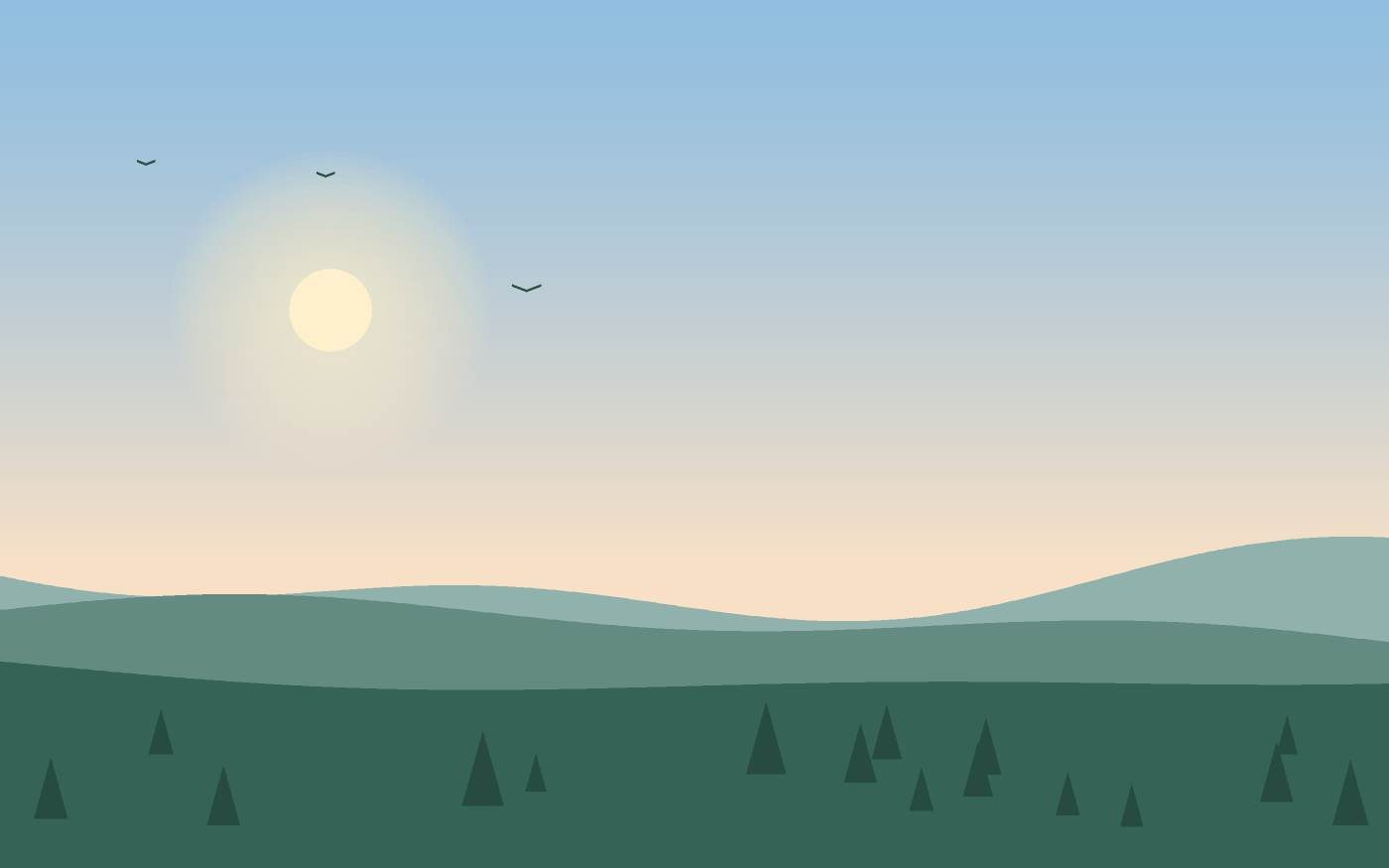 Landskabsillustration