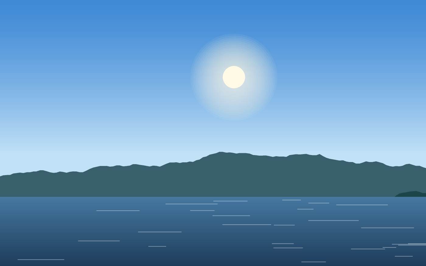 Illustrazione di un paesaggio